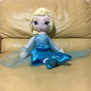 2 ft Frozen Elsa Tulle Dress Gown Plush Toy Doll